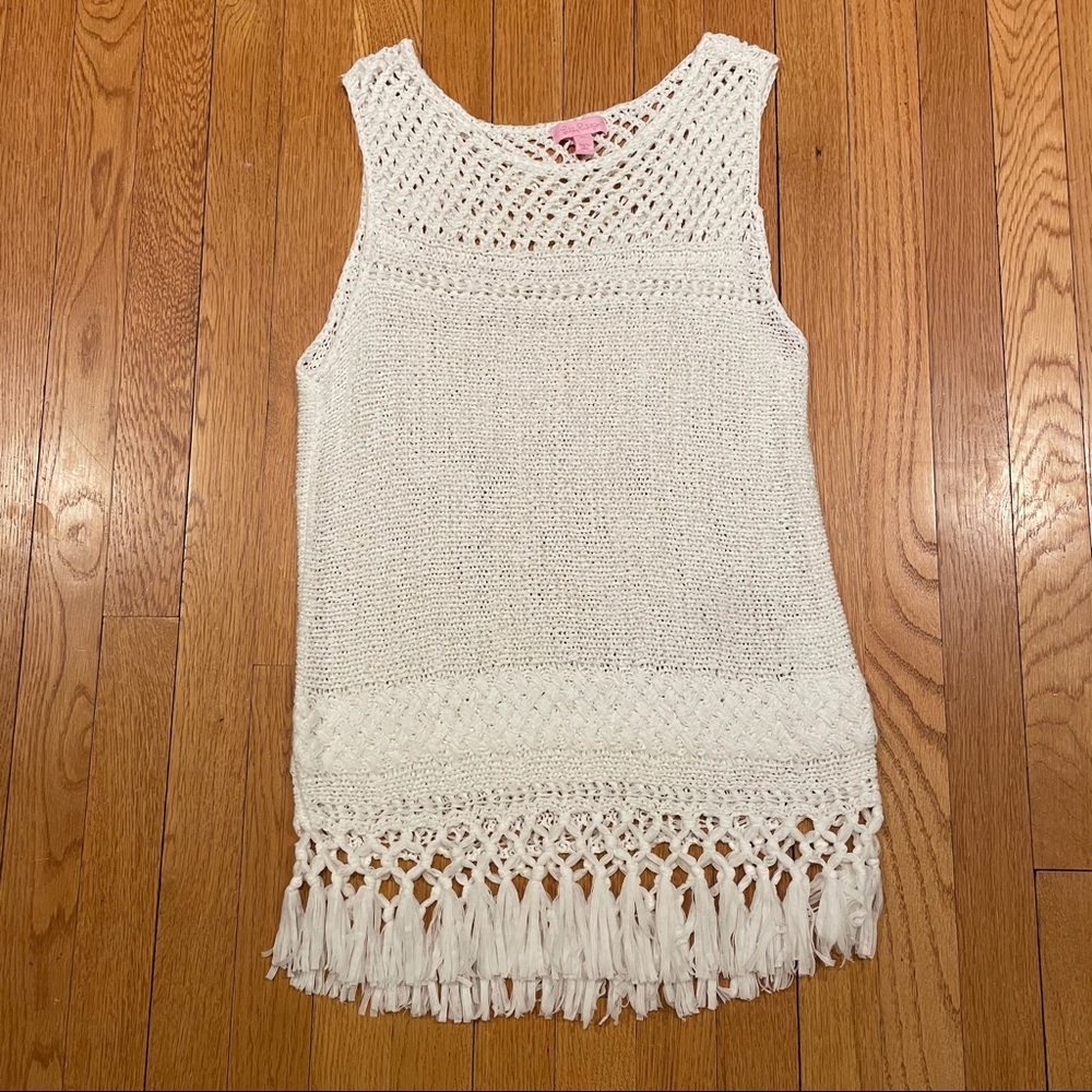LILY PULITZER LIMON SWEATER SLEEVELESS TANK